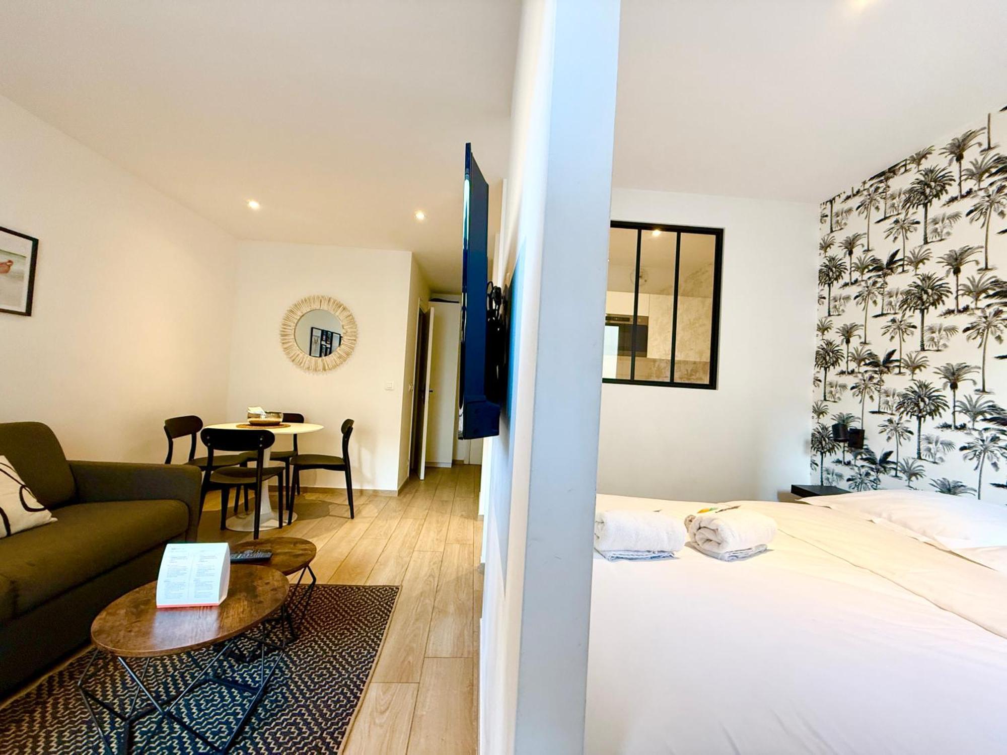 Beau studio neuf situé au centre Cannes Exterior foto